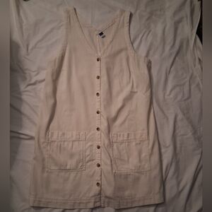 Old Navy Men's Beige Button-Down Shirt